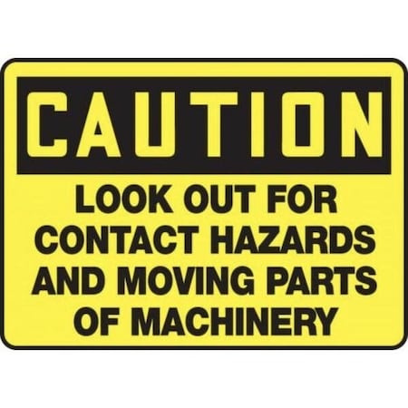 Accuform OSHA CAUTION SAFETY SIGN AUTOMATIC MEQM603XL MEQM603XL